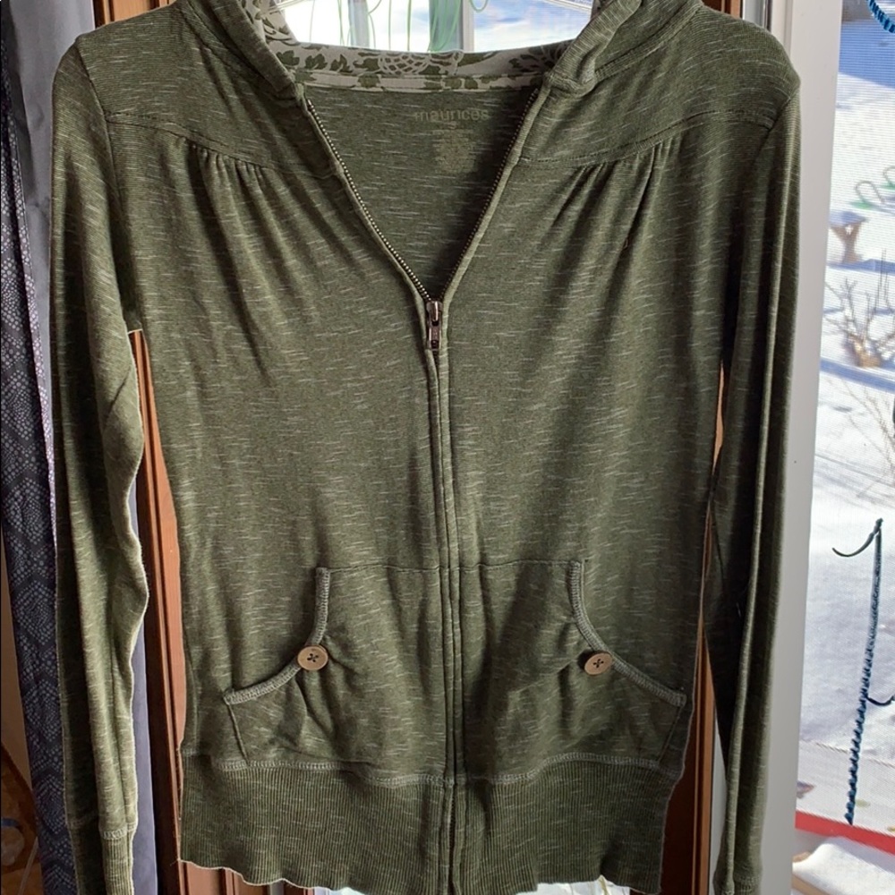 Maurices zip-up sweatshirt